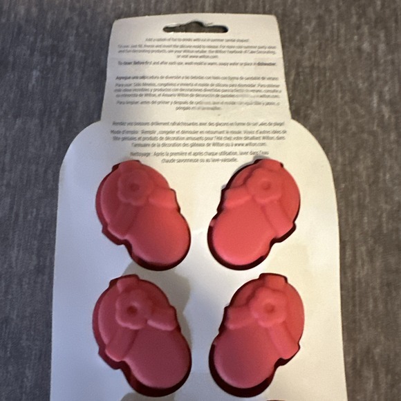 Wilton Silicone Mold  Flip Flop Design 10‎ Cavity Ice Cube Mold - Picture 6 of 6